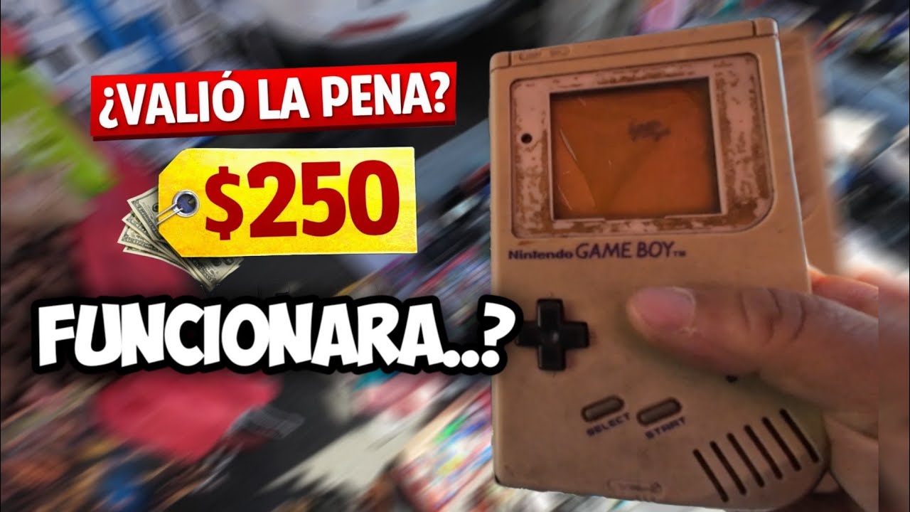 ¿Valió la pena comprar esta Game Boy tan barata? estaba en muy mal estado..!