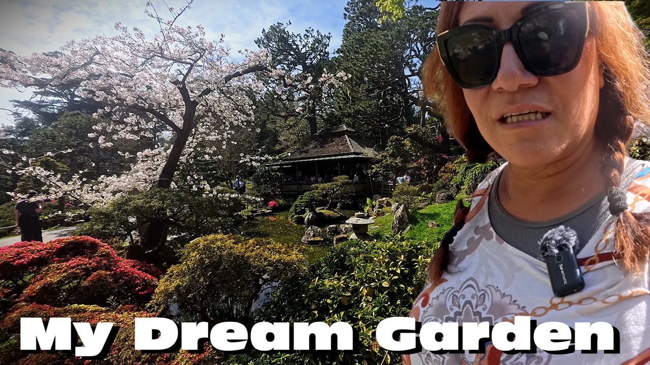 My Favorite!!! Spring Tour of Oldest Operating Japanese Tea Garden | San Francisco Golden Gate Park