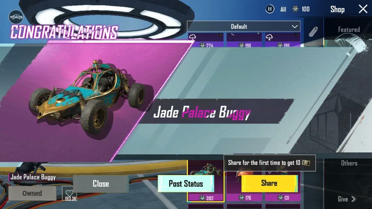 How To Get Buggy Skin Free||#pubgmobile