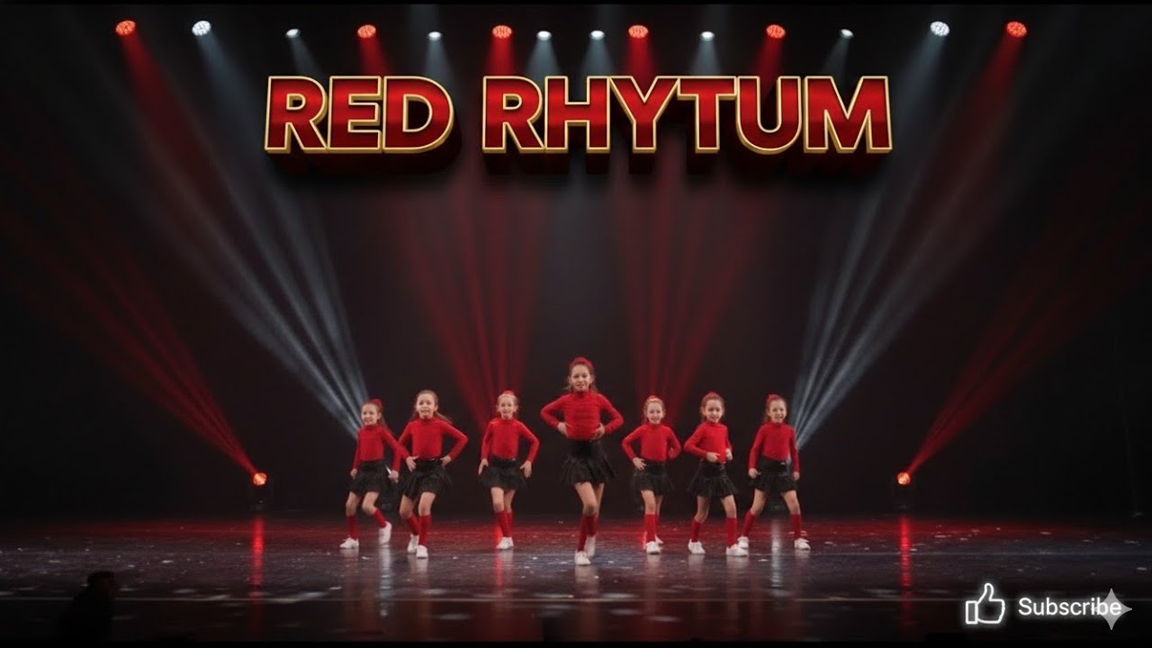 RED RHYTHM 🔥 | Powerful Group Dance Performance | 4K Ultra HD | #viral #dance #trending 