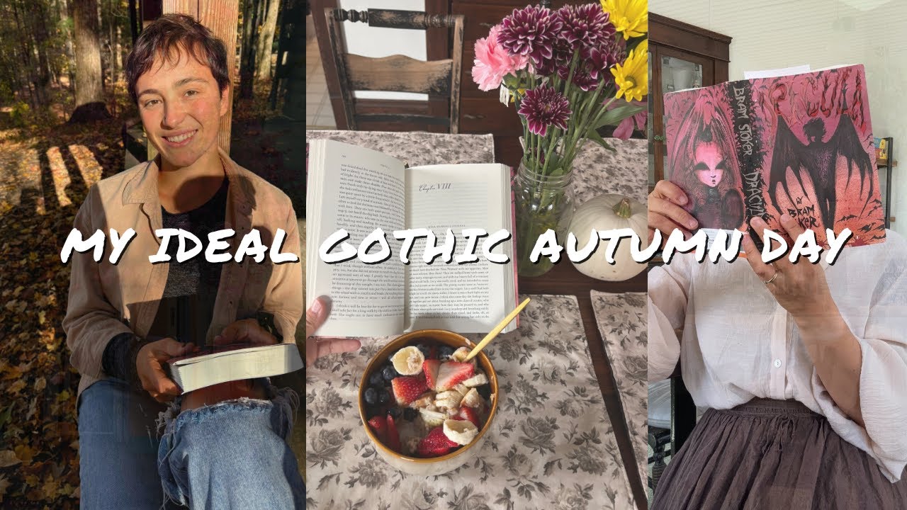 dark autumn day in my life | gothic-lit inspired fall