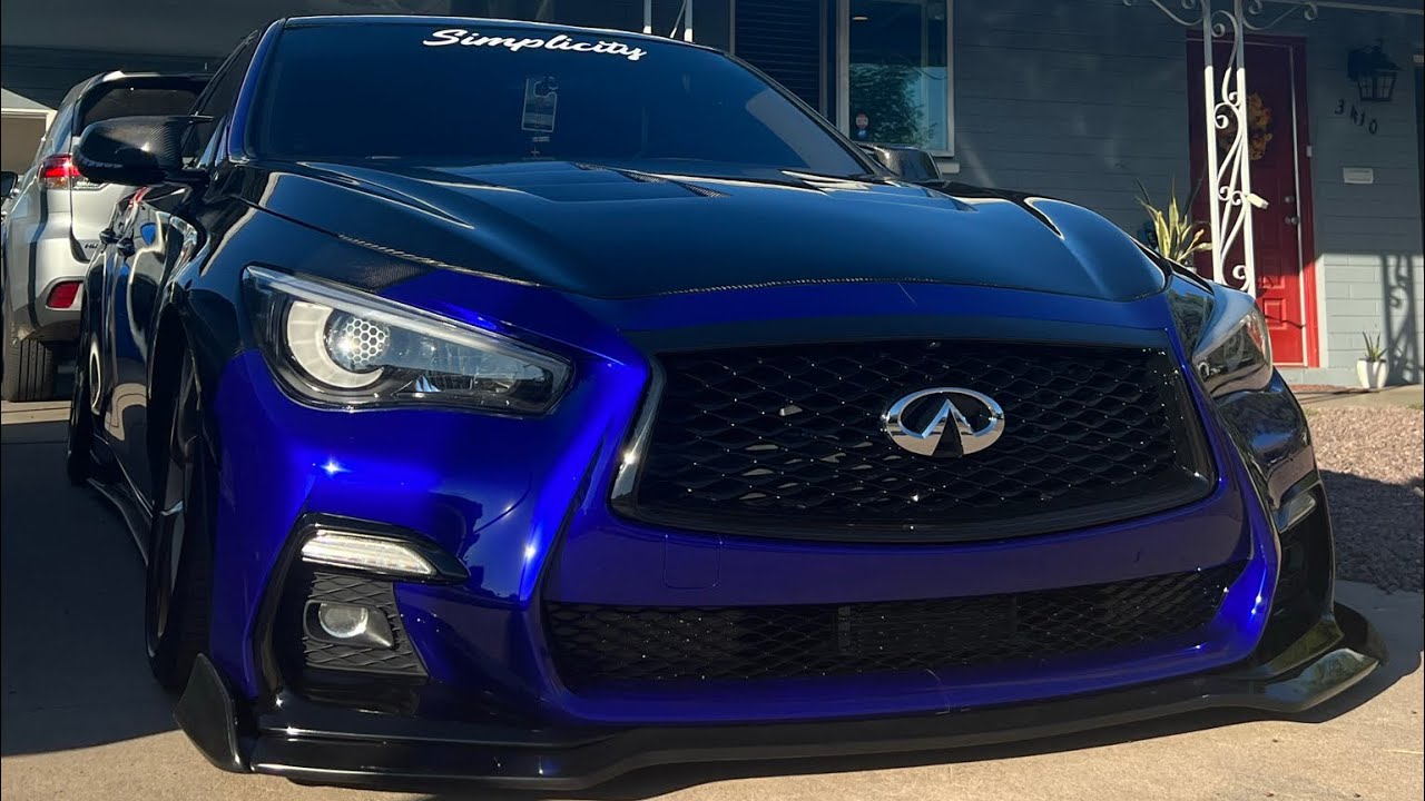 Infiniti Q50 Redsport Bumper Install