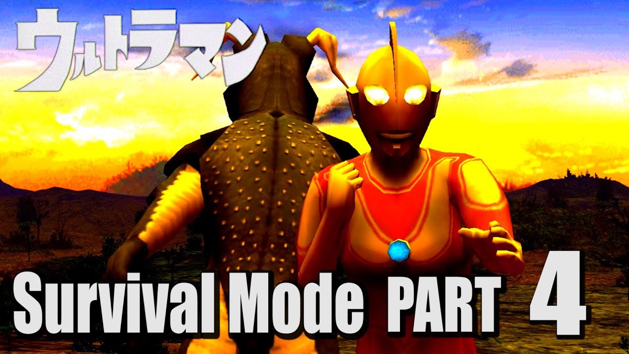 ULTRAMAN PS2 GAME - Survive Mode Part 4 - Ultraman Jack ( 1080p HD 60fps )
