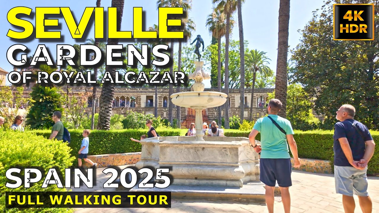 Real Alcazar De Sevilla - Uncovered Tranquility of the Royal Gardens