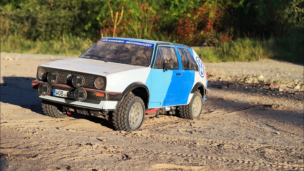 Tamiya RC Golf 2 GTI Rally first ride # 165
