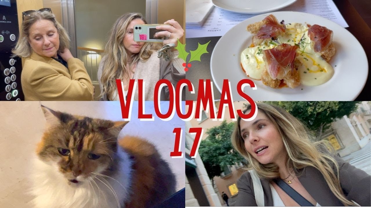 VLOGMAS 17 - Compras Navideñas, comida con mamá y UNBOXING | Julia March