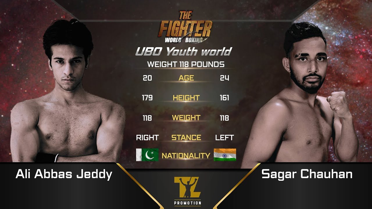 [full clip] Ali Abbas Jeddy VS Sagar Chauhan | The Fighter World Boxing