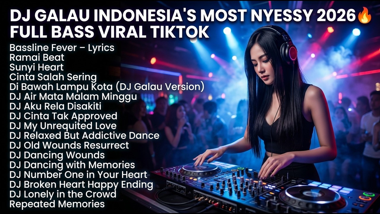 DJ GALAU TERBARU 2026 💔 Bass Kencang Patah Hati — Sakit Karena Cinta, Lagi Viral di TikTok!