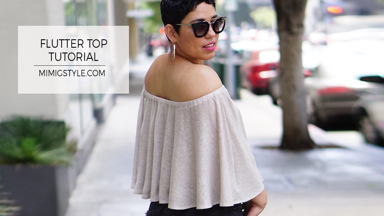 DIY FLUTTER TOP TUTORIAL W/ STRAP OPTIONS