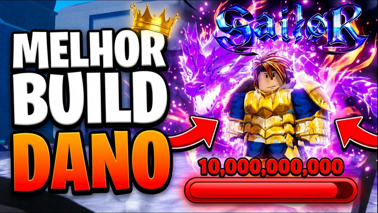 MELHOR BUILD DE DANO NO PEÇA DE MARINHEIRO (SAILOR PIECE)! LucSky - ROBLOX!