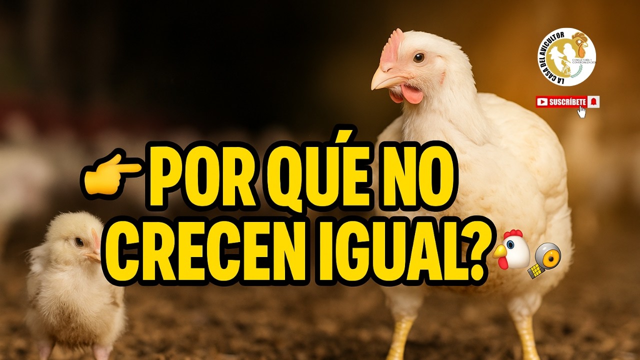 📏🥇 &iquest;Pollos Disparejos? El TRUCO para que Crezcan Todos IGUALES 🚀