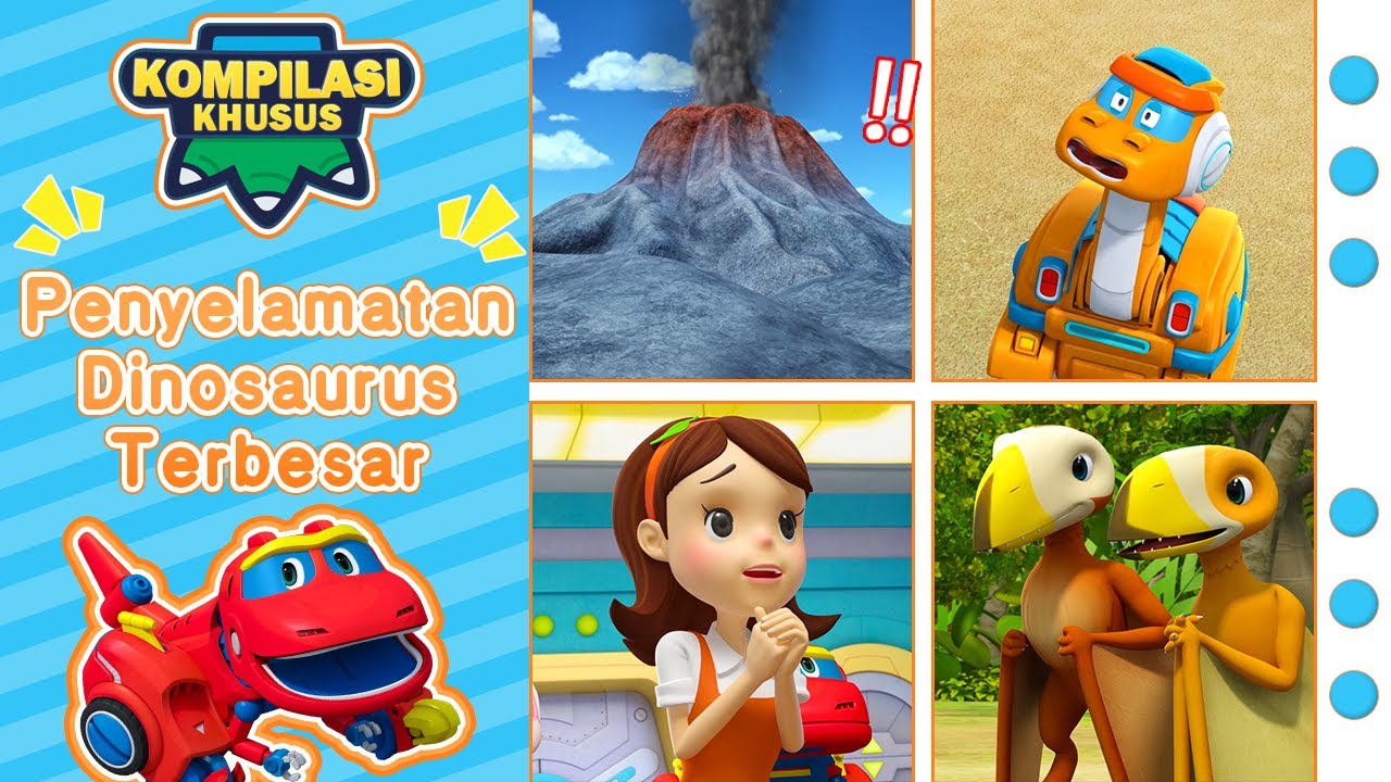 🦖 GOGODINO | Penyelamatan DinosaurusTerbesar 🌋 | Koleksi Dinosaurus Spesial | Kartun Petualangan