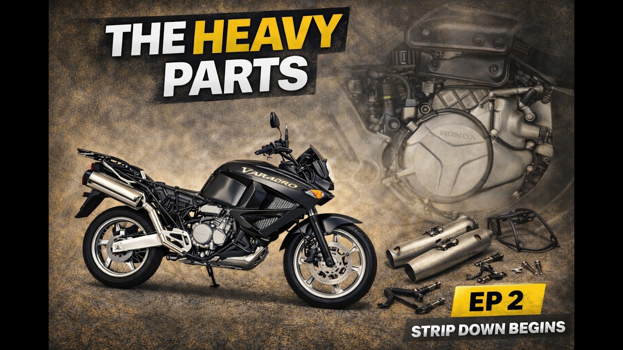 Honda Varadero Africa Twin update Part 2 Suspension