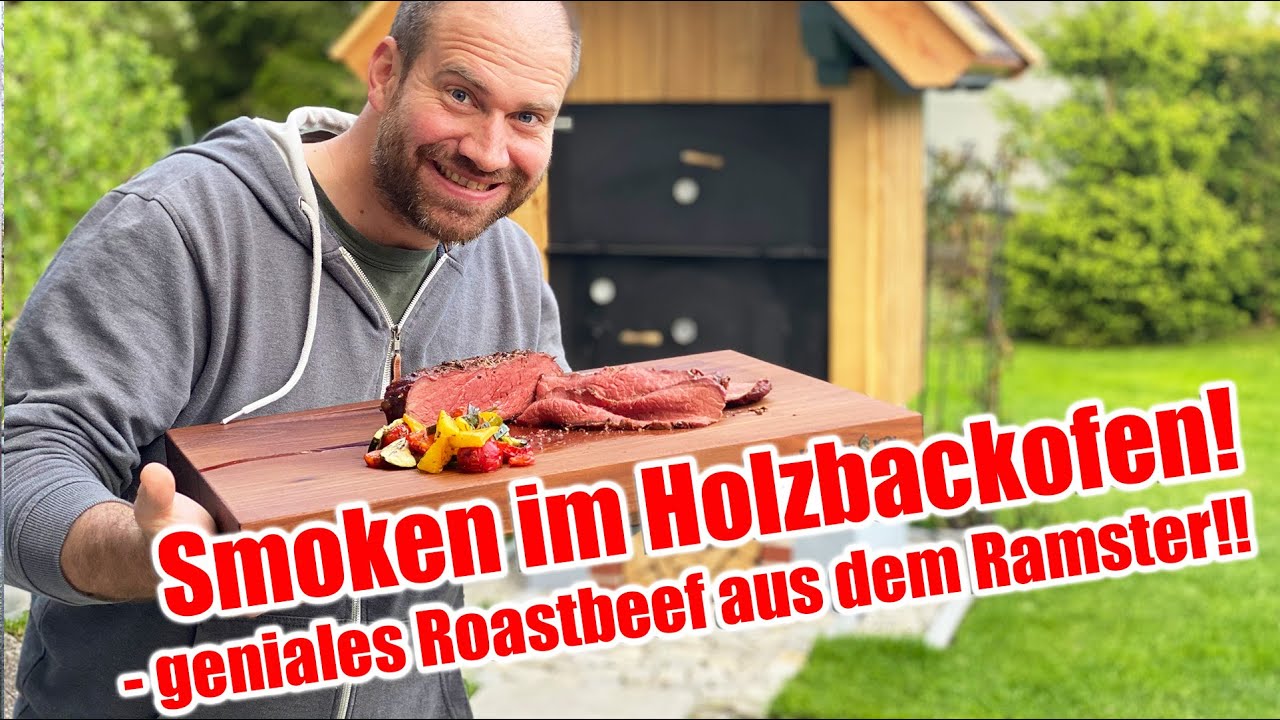 smoken im Holzbackofen - geniales Roastbeef!!
