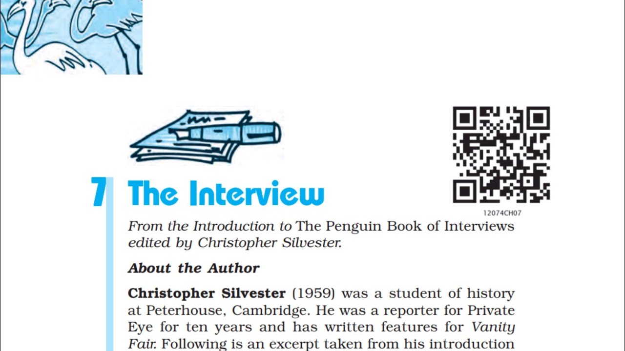 The Interview (Flamingo) line by line explanation in hindi | CBSE Class 12 English |