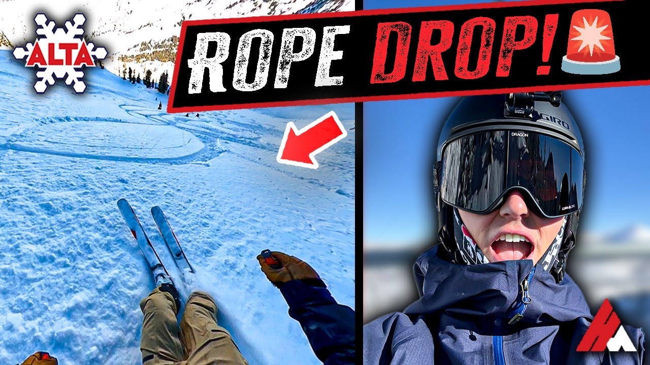 skiing DEVIL’S CASTLE at ALTA! | Finding powder during dry January
