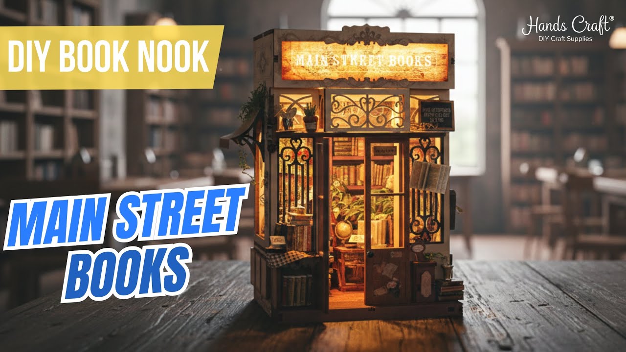DIY Book Nook Kit: Main Street Books