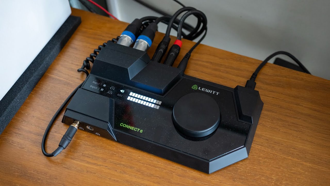 Lewitt Connect 6: audio interface xịn, Auto Setup tiện lợi, cắm được 2 microphone