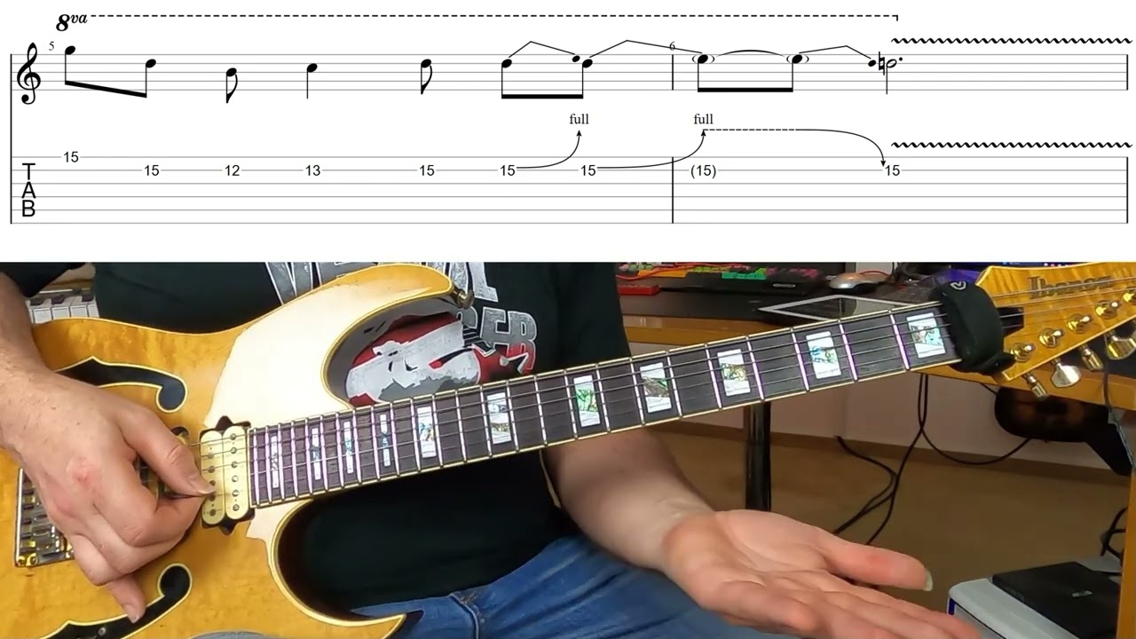 Das Solo von  Livin` on a Prayer - Bon Jovi
