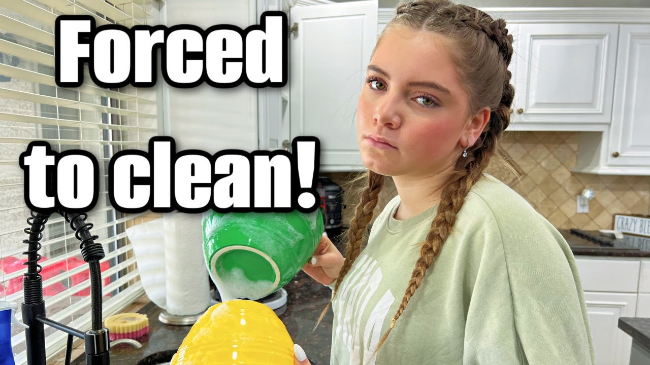 My Parents Force Me To Clean!