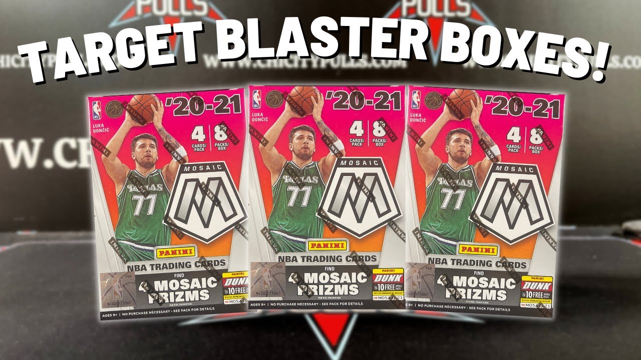 Retail Review: 2020/21 Panini Mosaic Basketball Target Blaster Boxes!