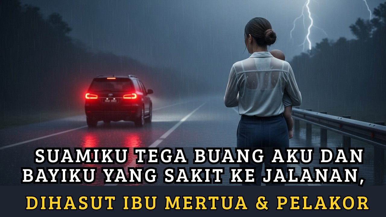 Suamiku Tega Buang Aku dan Bayiku yang Sakit ke Jalanan, Setelah Dihasut Ibu Mertua & Pelakor