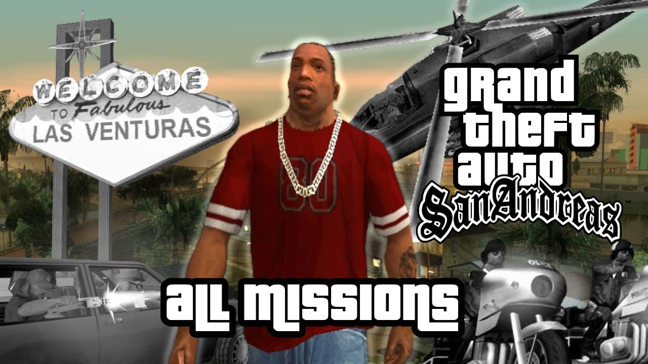 GTA SAN ANDREAS All Missions - Full Game Walkthrough #2 (1080p 50fps) No Commentary