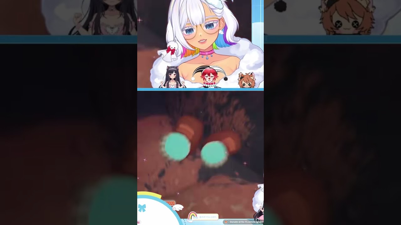 My first time playing Peak I was not ready to CONTINUE FALLING there #vtuber #twitch #Peak