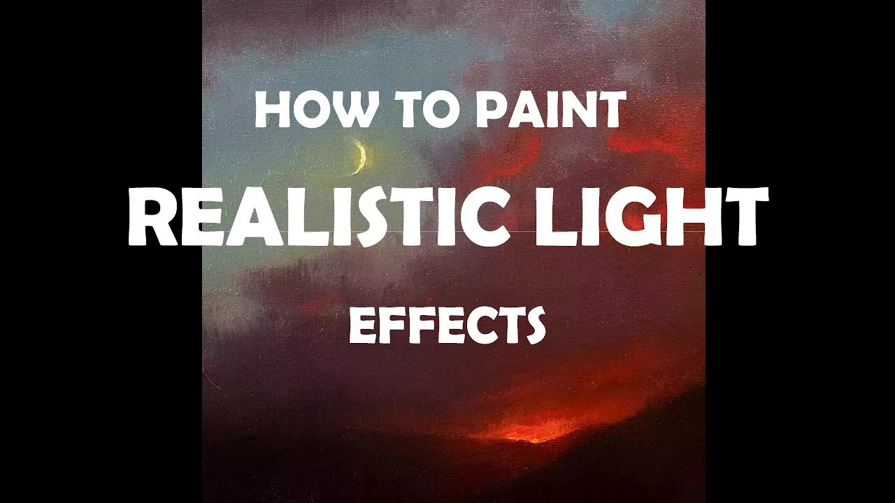 How to PAINT realistic LIGHT effects
