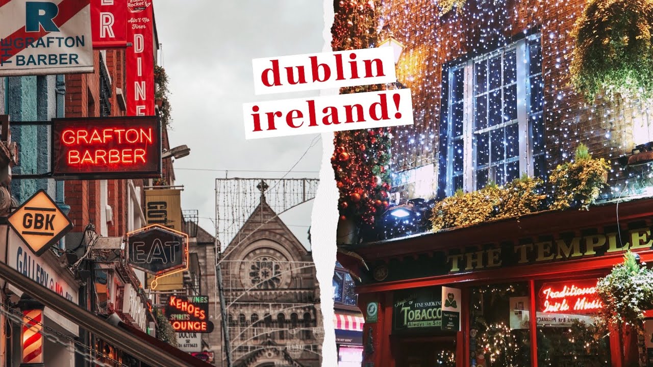 WE'RE IN IRELAND! | 24 Hours in Dublin (Whiskey Museum, Temple Bar & Trinity College)