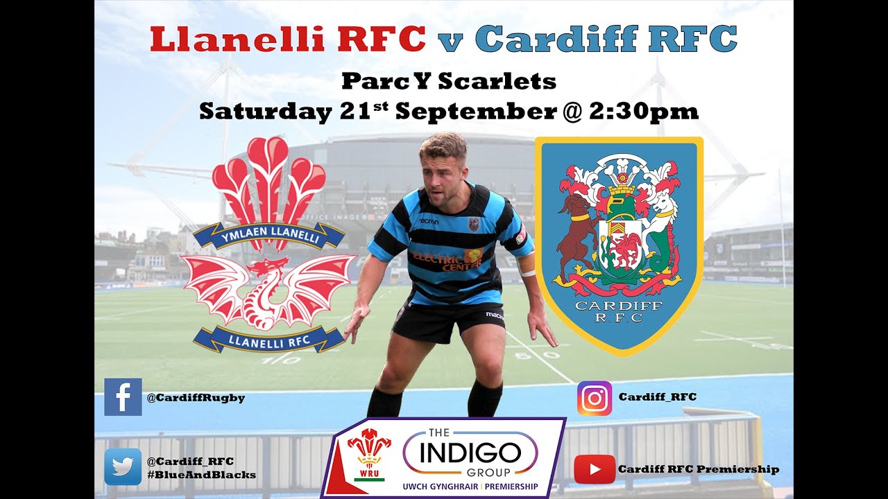 Llanelli v Cardiff - 21st September 2019