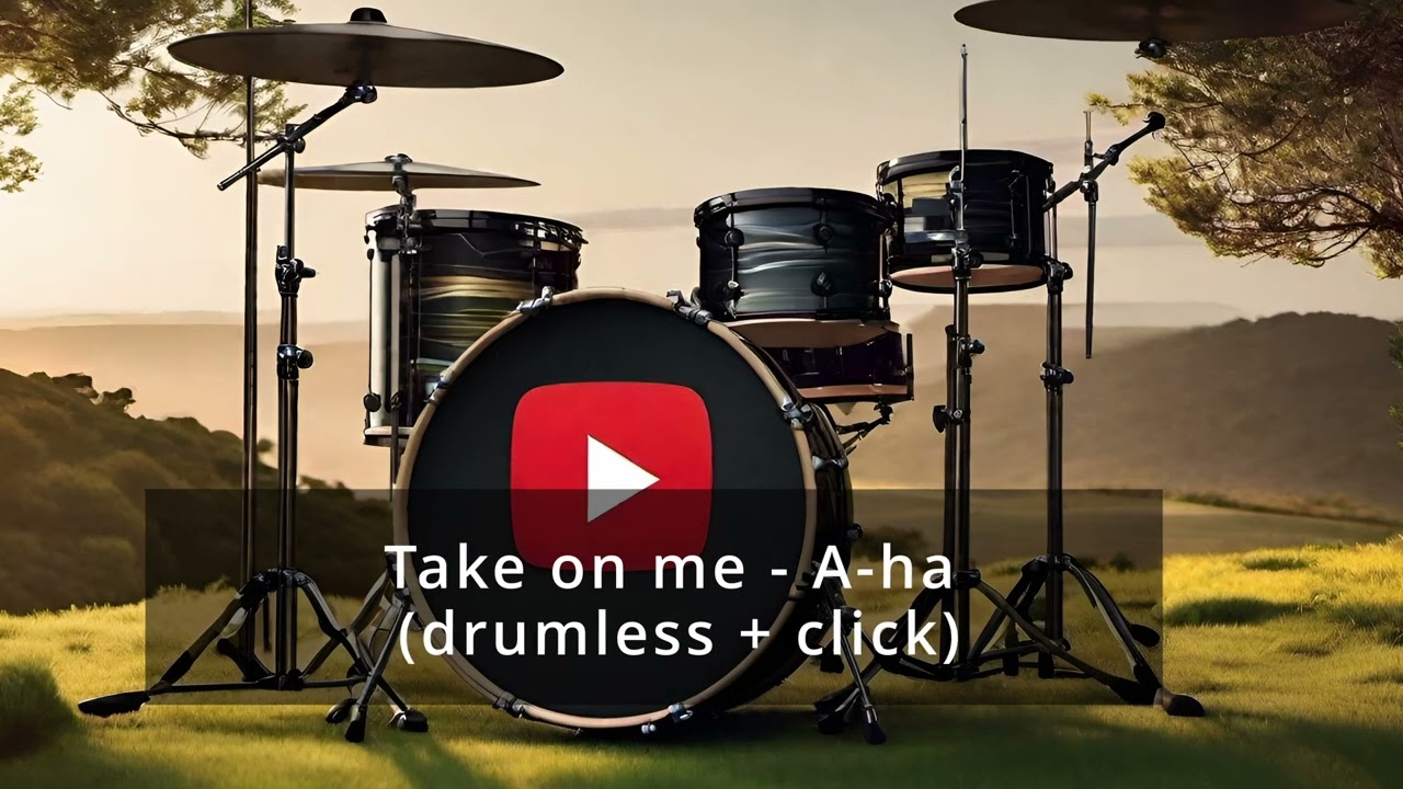 Take on me   A ha drumless (L) + click (R)