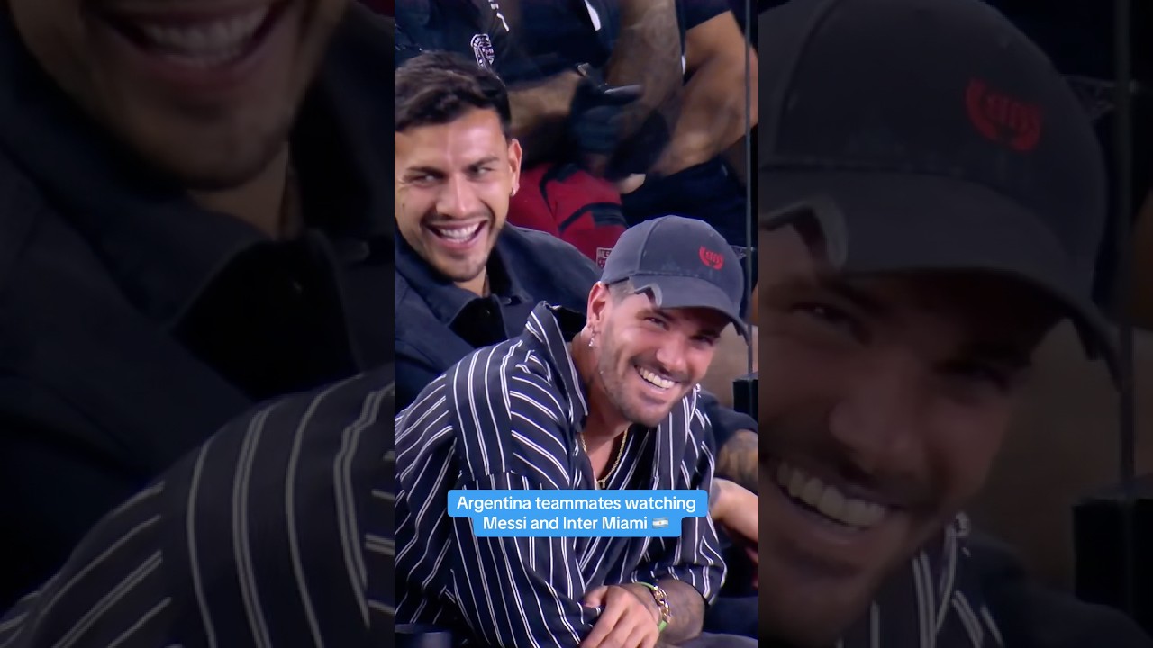 A nice night out for Giovani Lo Celso, Nicol&aacute;s Otamendi, Rodrigo De Paul, and Leandro Paredes 😁