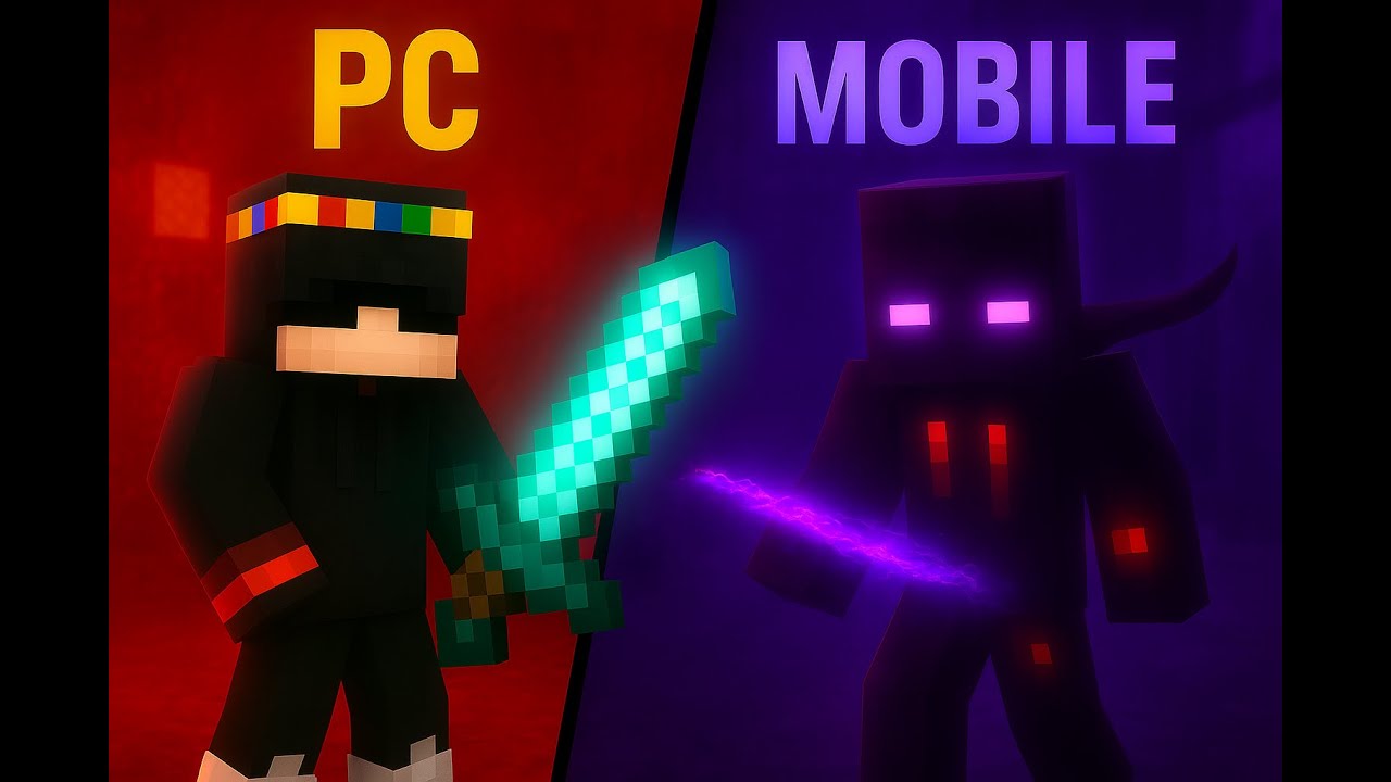 WHO WILL WIN!!!!! MOBILE VS PC PLAYER | PVP WITH YOUTUBERS EP 4