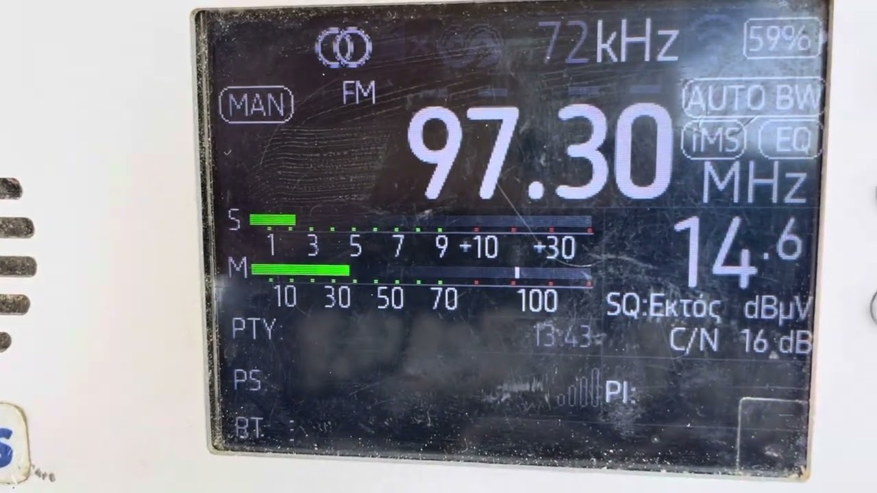 Fm scan at nikia-Nisyros island 15/7/2025