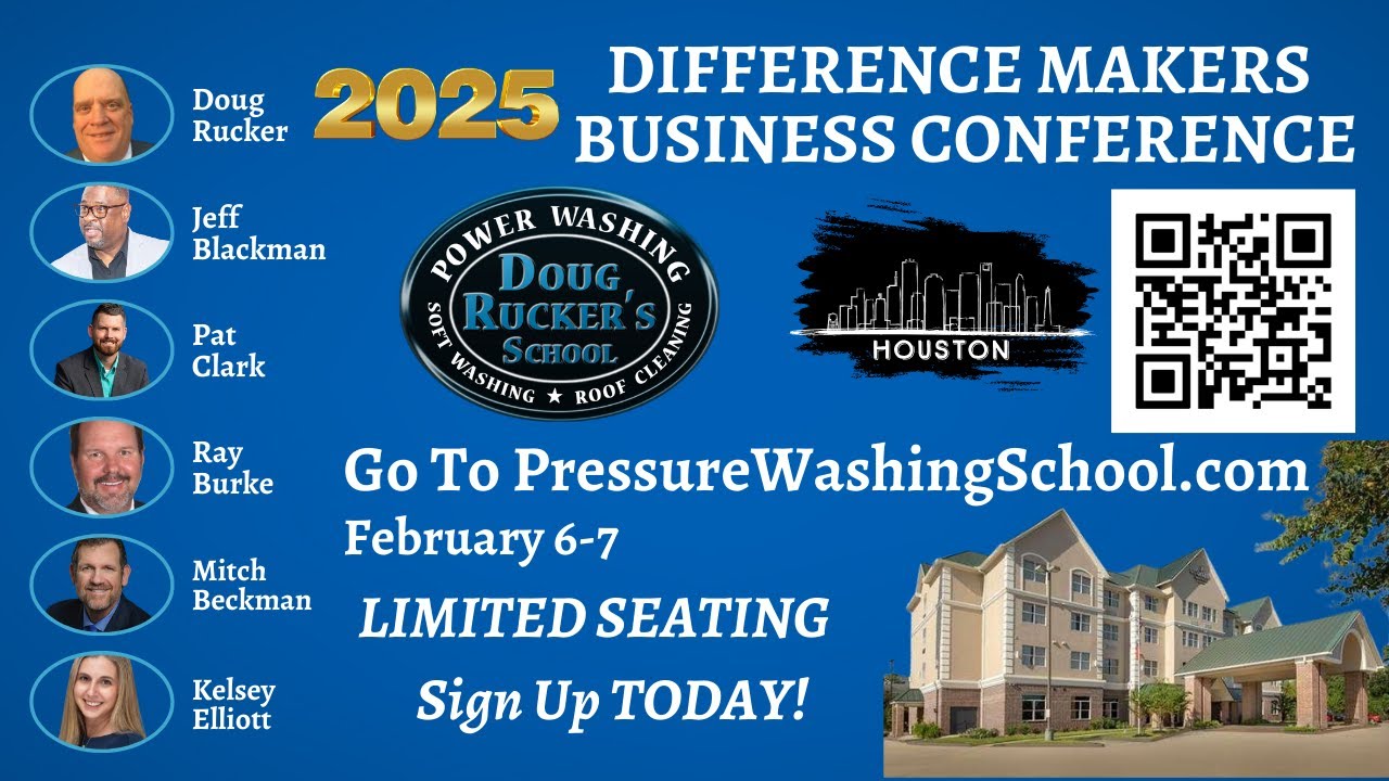 2025 Difference Makers Business Conference Doug Rucker Pressure Washing School