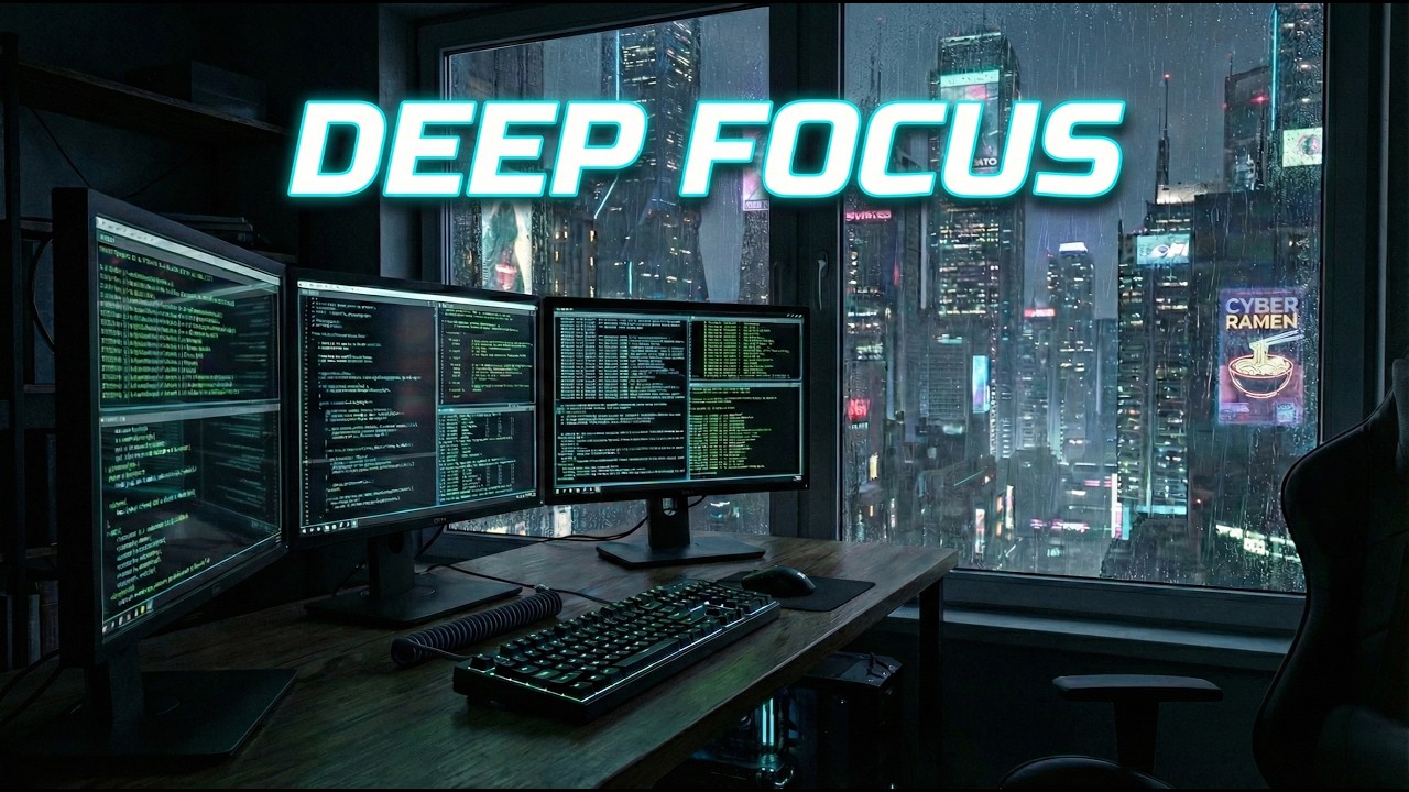 3 Hours Deep Lo-Fi House ☢️ Hypnotic Beats for Coding, Hacking & Focus [Moon Layers]