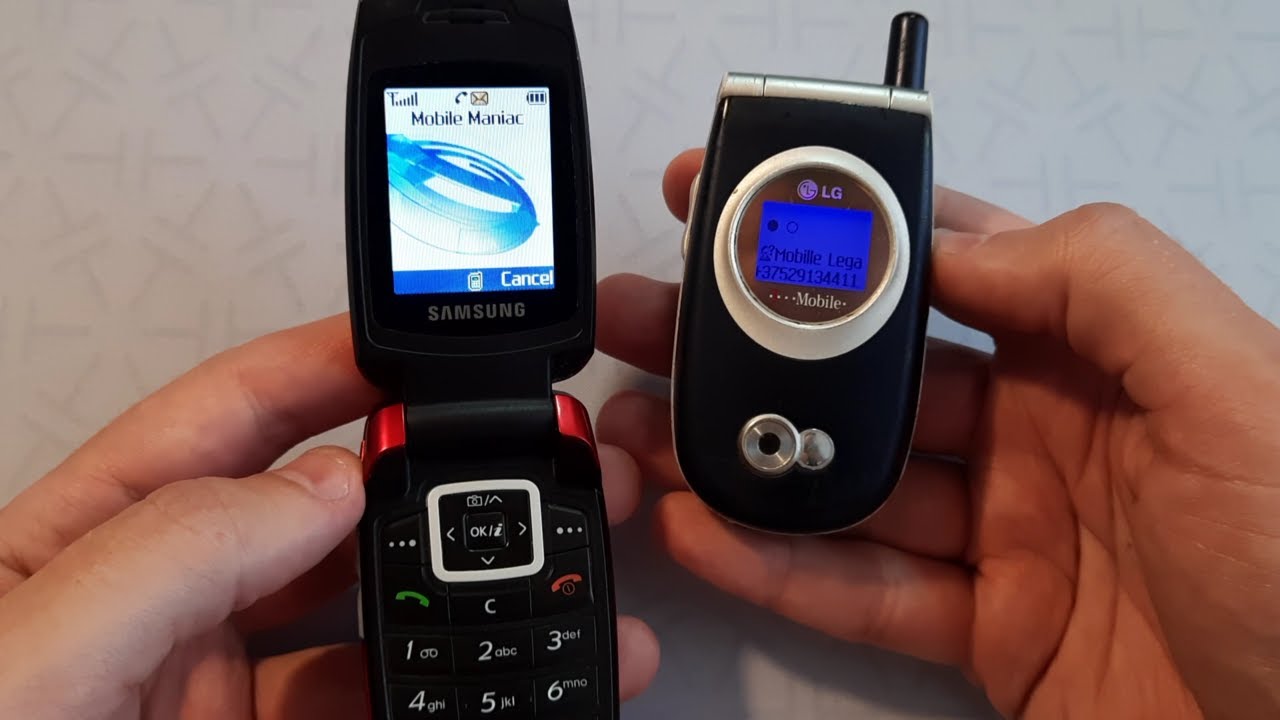 Incomind call & Outgoing call LG C2200 + Samsung SGH-X510