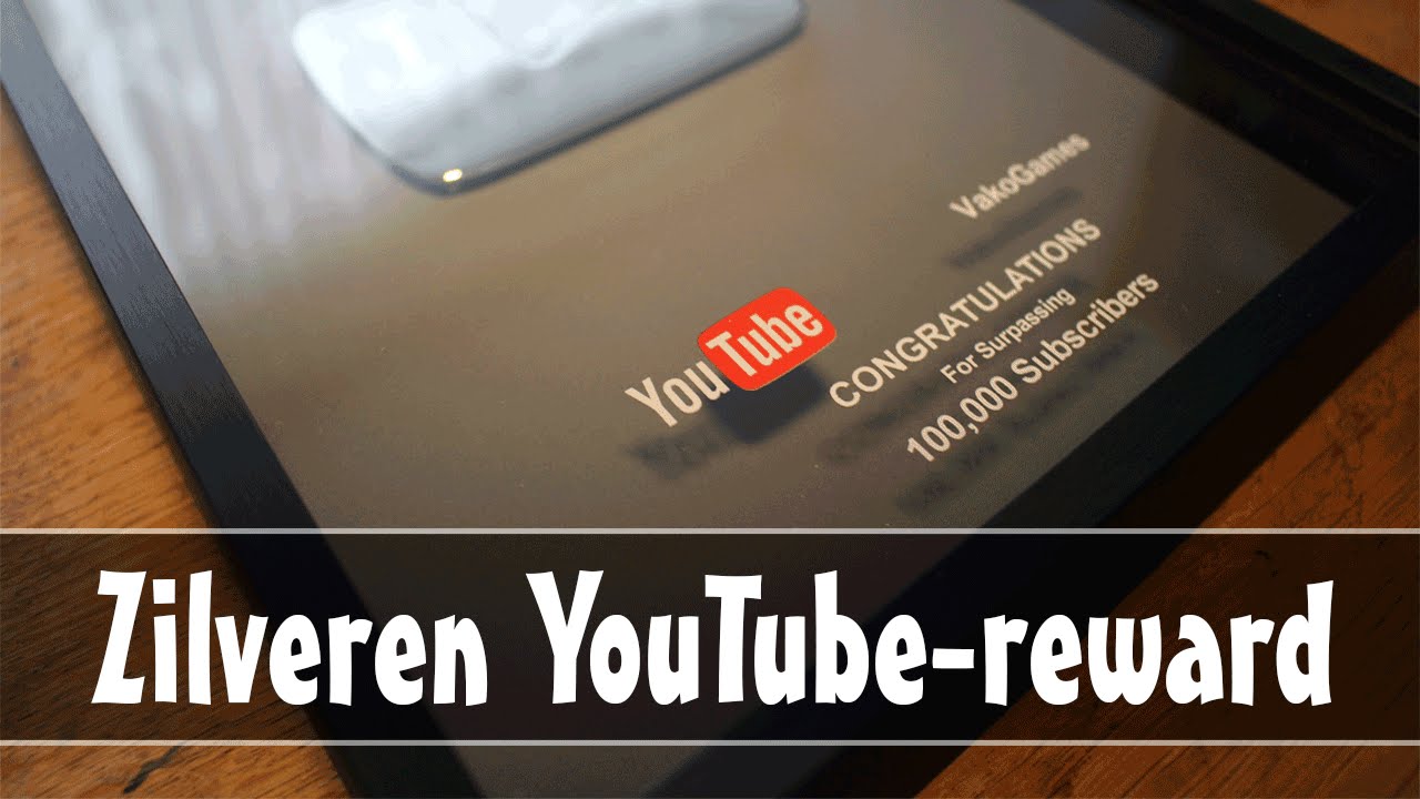 Zilveren YouTube-reward! - UNBOXING