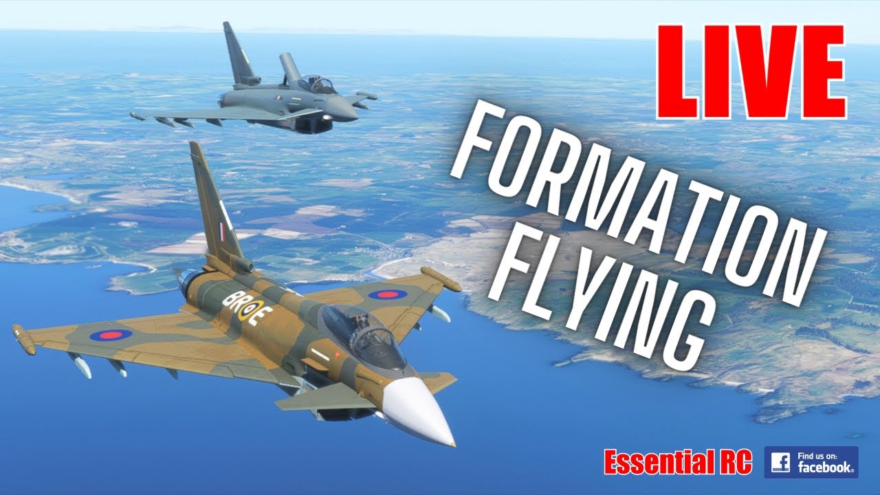 FORMATION FLYING ! MICROSOFT FLIGHT SIMULATOR