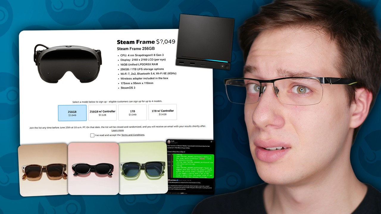 Проблема Valve с ценой в $1050, новые очки Meta и беговые дорожки Quest...