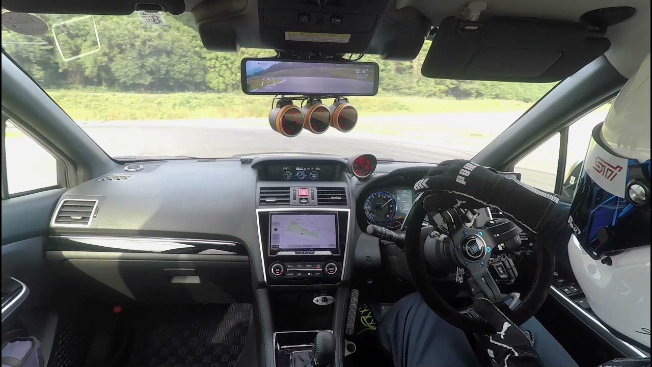 20211008 レヴォーグ 2.0GT(VMGD)つくるまサーキット ヒヤリハット