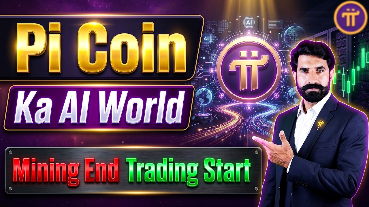Pi Coin Ka AI Wordl | Pi Mining End Trading Start | Pi Network Update | Albarizon Crypto