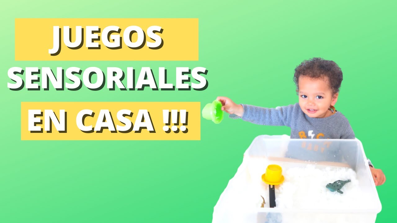 Juegos Sensoriales para Niños de 2 a 3 años | Juegos sencillos | Desarrollo Motricidad y más!