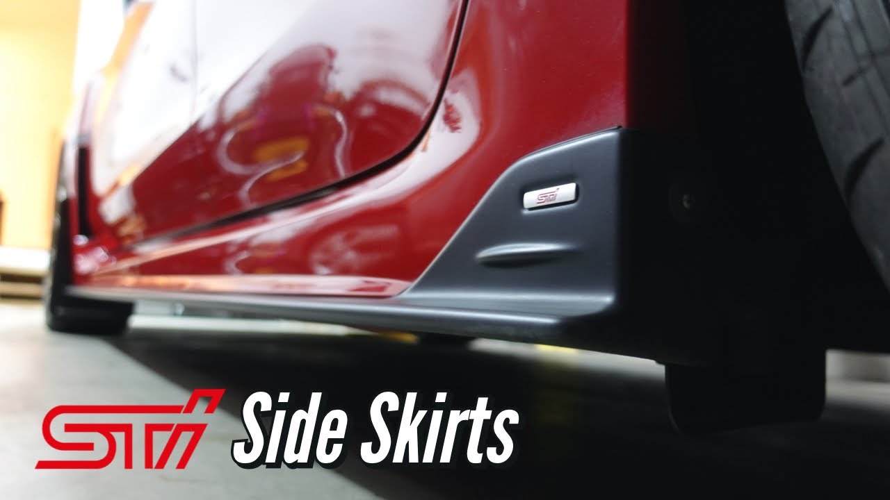 How To Install SUBARU OEM STI Side Skirts | 2015-2020 SUBARU WRX/STI