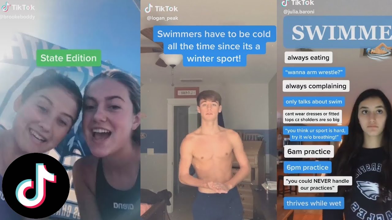 4 MINUTES OF SWIMMER TIK TOKS!