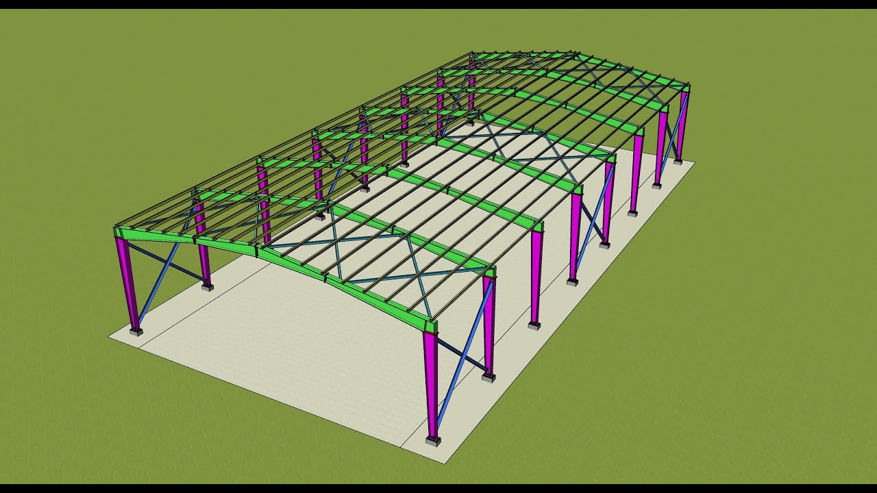 Steel Structure Construction with Tapered Section | Components of Steel Structure