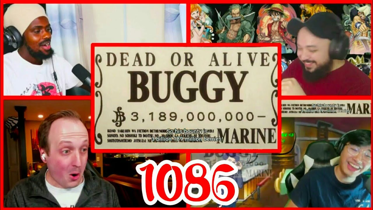 OP | Episode 1086 Reaction Mashup
