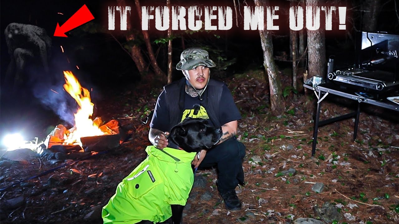 (BIGFOOT FORCED ME OUT!) I CAUGHT SASQUATCH WHILE CAMPING In HAUNTED MOUNTAIN RANGE
