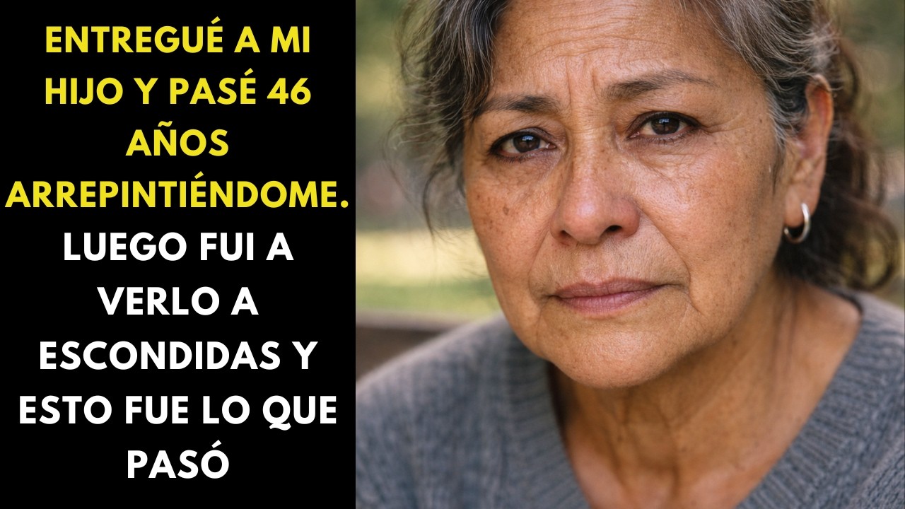 Entregu&eacute; a mi hijo y pas&eacute; 46 a&ntilde;os arrepinti&eacute;ndome. Luego fui a verlo a escondidas y esto fue lo que